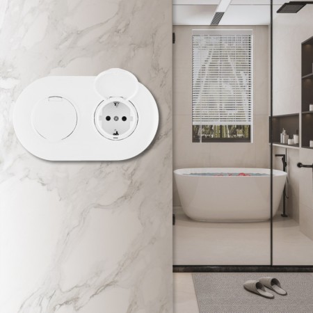 Розетка Arte Milano SET08-2-41-1x2 white