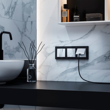 Набор клавиш Встраиваемые механизмы Hammer белые W1239001