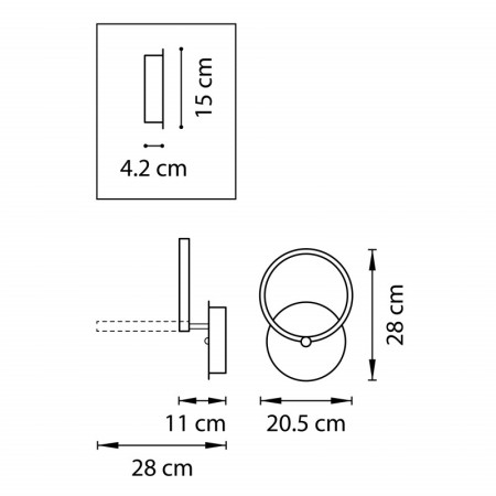 Бра Lightstar 749612