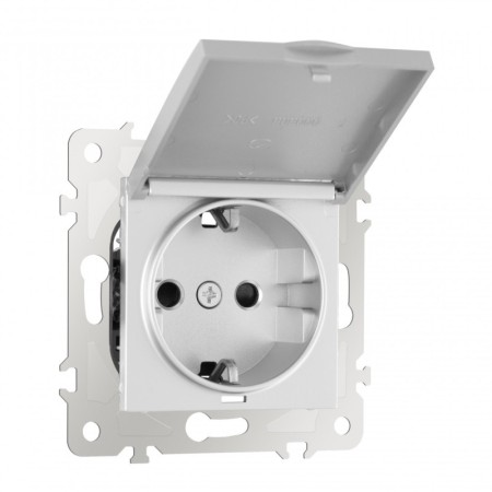 Розетка Arte Milano 203.41-1.silver