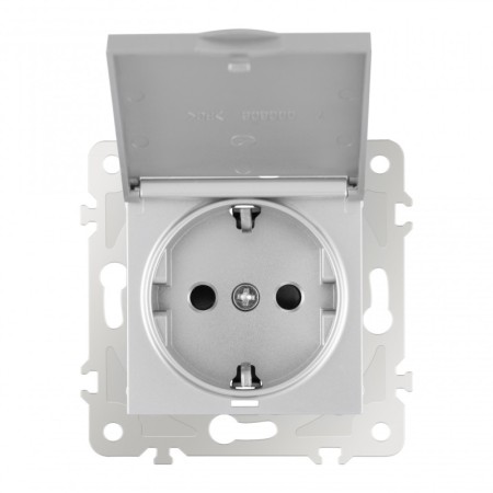 Розетка Arte Milano 203.41-1.silver