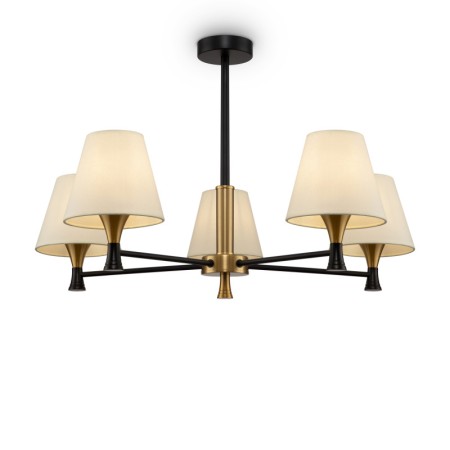 Люстра на штанге Freya FR5098PL-05BBS