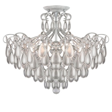 Каскадная люстра AM Group MONICA PL4 SILVER