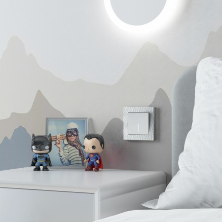 Выключатель Встраиваемые механизмы белые матовые W1110161