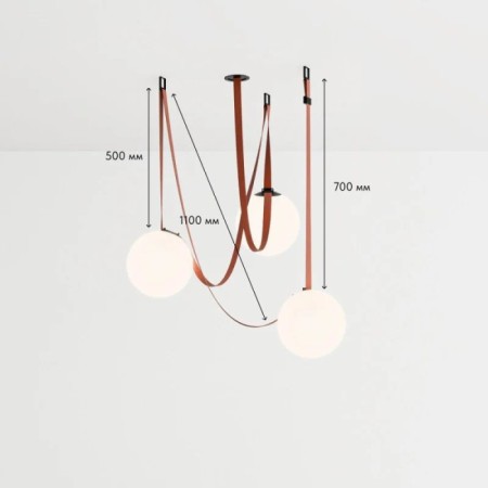 Трековая система в сборе Belty SET DK55SET22-01-BR