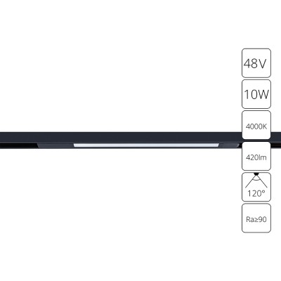 Трековый светильник Optima A7263PL-1BK
