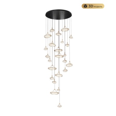 Каскадная люстра MODELUX MS.2326.25 BK
