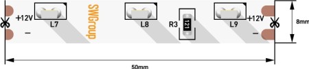 Светодиодная лента SWG31560-12-4.8-WW