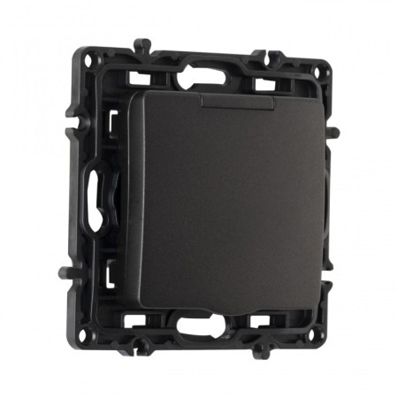 Розетка Arte Milano 217.41-1.black