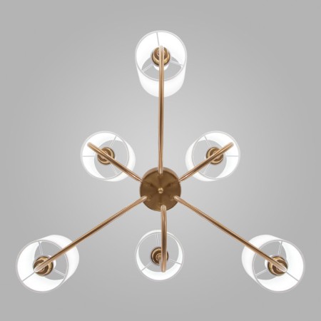 Подвесная люстра Eurosvet 60164/6 латунь