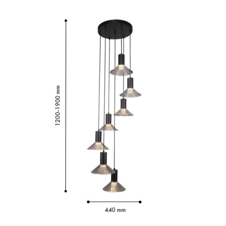 Каскадная люстра F-Promo 4622-7P