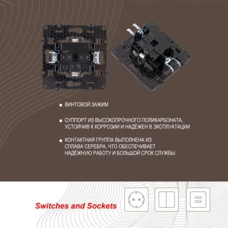 Розетка Arte Milano 217.41-1.silver