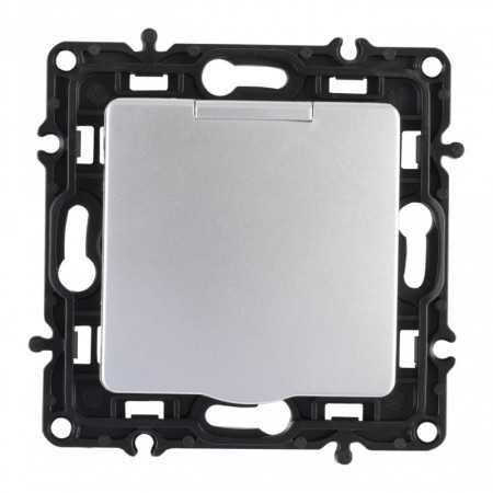 Розетка Arte Milano 217.41-1.silver