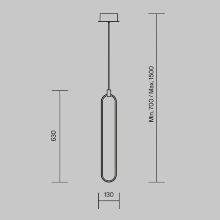 Подвесной светильник Chain MOD017PL-L13G