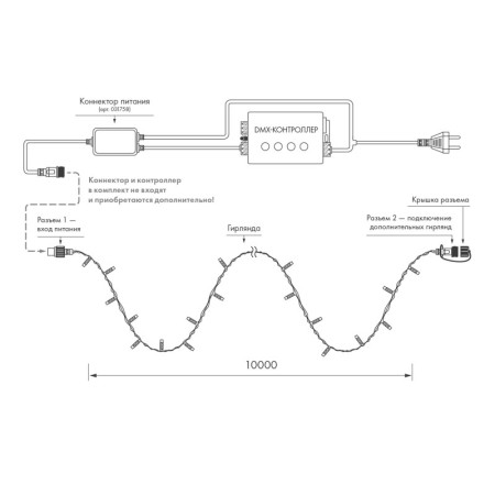 Светодиодная нить ARdecoled 031752