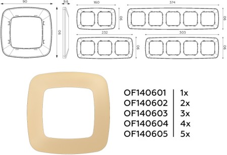 Рамка OMEGA OF140601