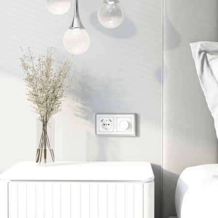 Накладка на механизм Встраиваемые механизмы белые акриловые W1179541