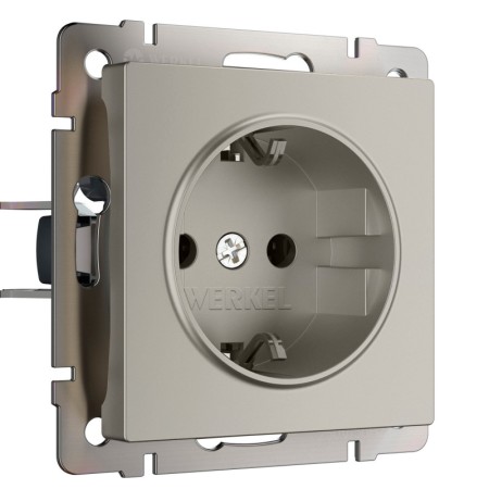 Розетка Werkel W1271104 дымчатый