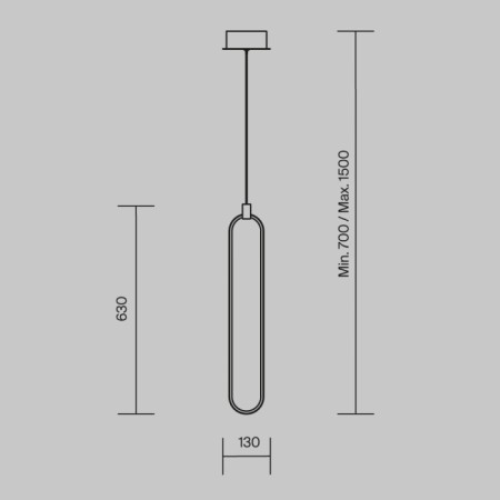 Подвесной светильник Chain MOD017PL-L13N