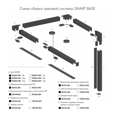 Заглушка SMART BASE TR2107-WH