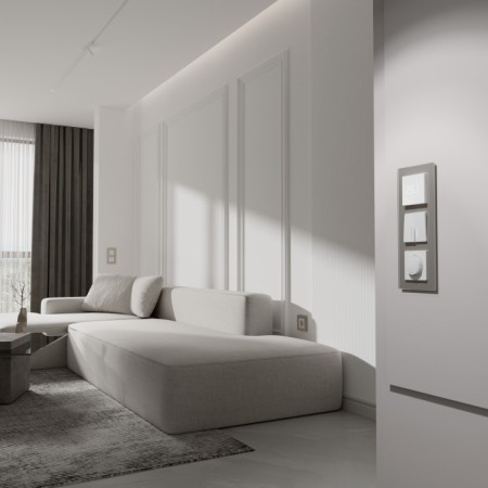 Рамка Senso дымчатый soft-touch W0033117