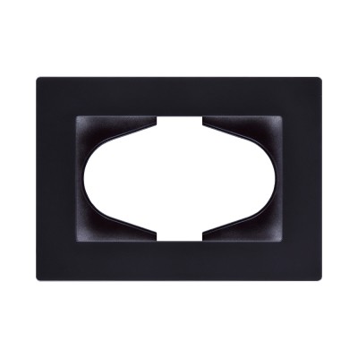 Рамка для двойной розетки, черный Kollinger Aspekt AT120BK