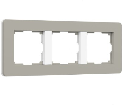 Рамка Split дымчатый/белый, soft-touch W0033067