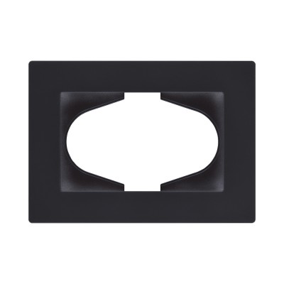 Рамка для двойной розетки, черный матовый Kollinger Aspekt AT120BM