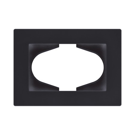 Рамка для двойной розетки, черный матовый Kollinger Aspekt AT120BM