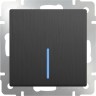 Выключатель Встраиваемые механизмы графит рифленый W1110104