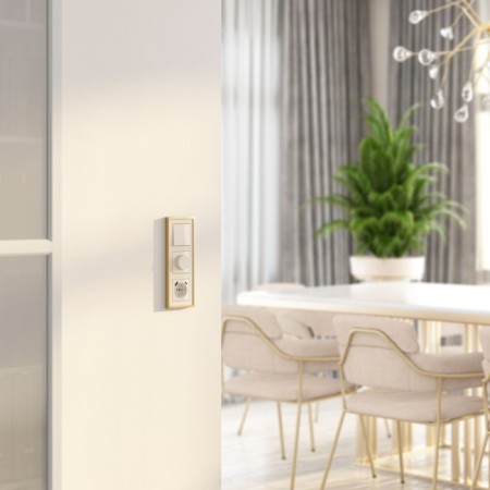 Диммер Встраиваемые механизмы айвори акриловые W1142043