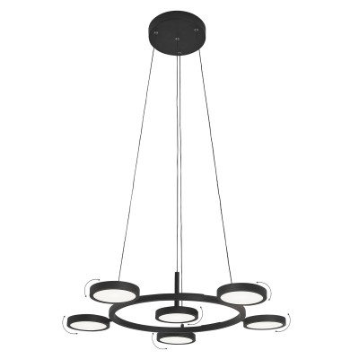 Подвесная люстра Crystal Lux CLT 027C6 D700 BL