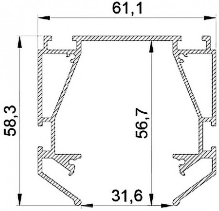 Профиль Smart Line IL.0050.3400-2-AL