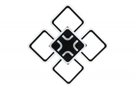 Накладная люстра Natali Kovaltseva HIGH-TECH LED LAMPS 82022 BLACK