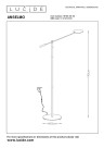 Торшер LUCIDE 19766/09/30