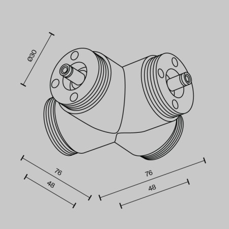 Коннектор Maytoni Technical CA017TX-B
