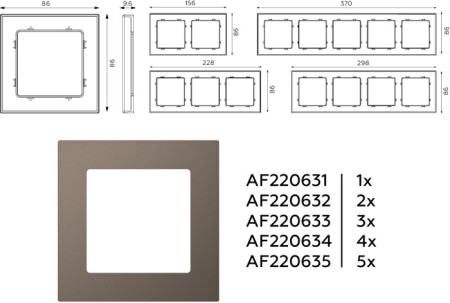 Рамка ALFA AF220634