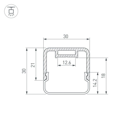 Профиль Arlight 055073