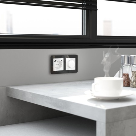 Диммер Встраиваемые механизмы белые акриловые W1142041