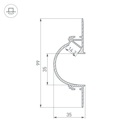 Профиль Arlight 034982