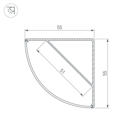 Профиль Arlight 044578