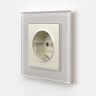 Розетка Встраиваемые механизмы айвори матовые W1171062