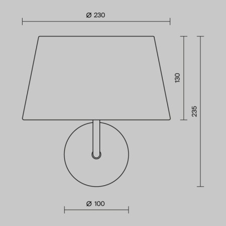 Бра Modesto MOD360WL-01B