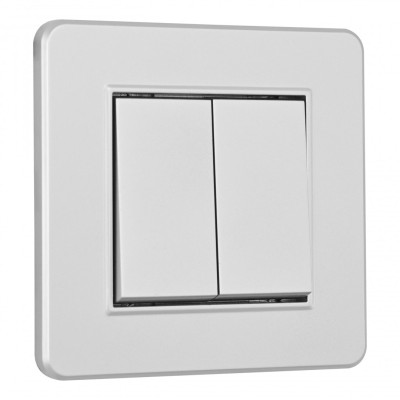 Выключатель Arte Milano SET16-1-30-2 silver