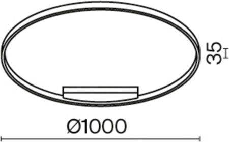 Подвесной светильник Rim MOD058PL-L54WK