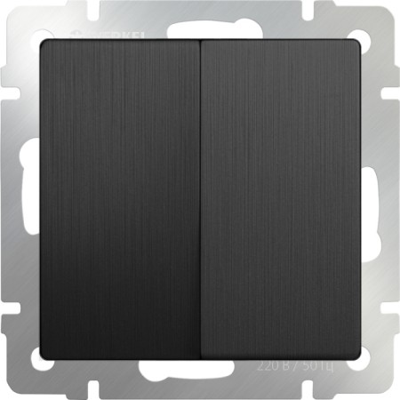 Выключатель Встраиваемые механизмы графит рифленый W1122004