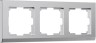 Рамка Stark серебряный матовый W0031865