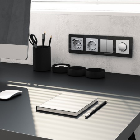 Рамка Acrylic черный W0042708