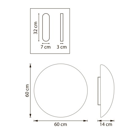 Настенно-потолочный светильник Genova 610666