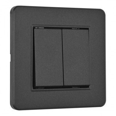 Выключатель Arte Milano SET16-1-30-2 black